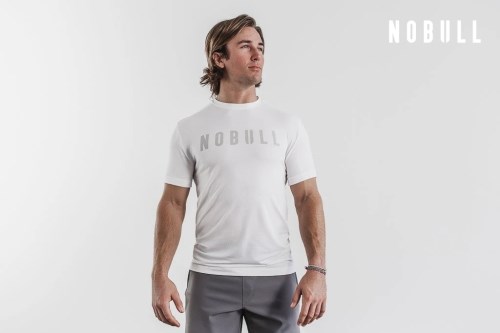 Magliette NOBULL Classic Uomo Bianche 7015WES
